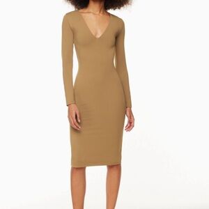 Aritzia Contour V-Neck Dress